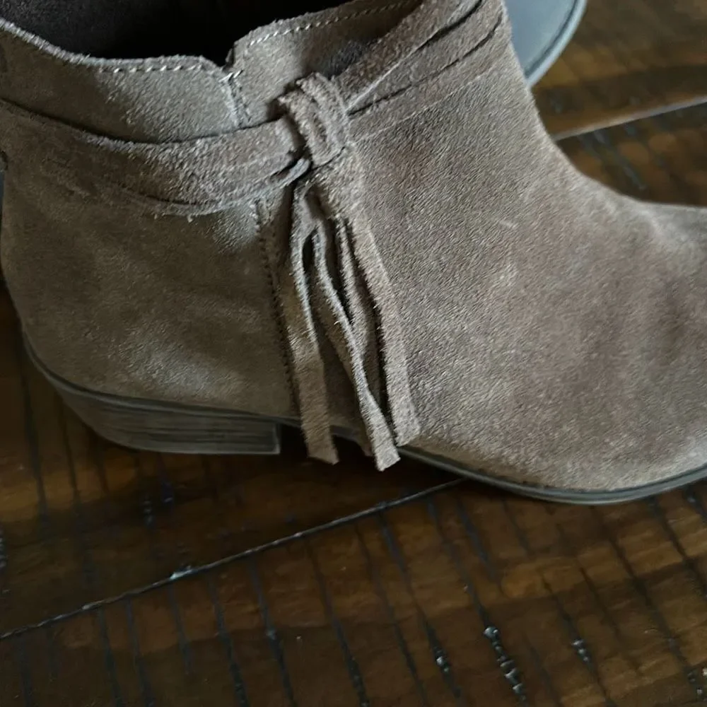 Skechers modern western bootie ankle boots brown 7.5